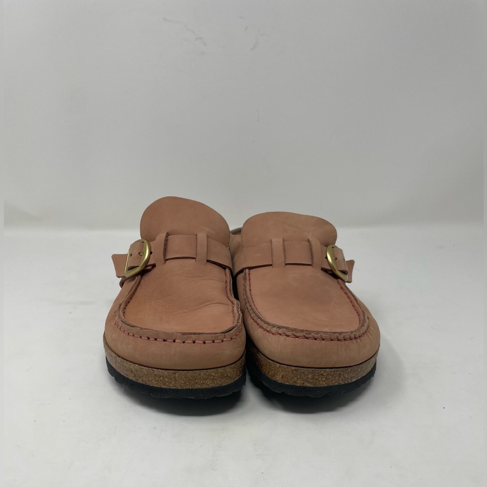Birkenstock Women Leather Buckley Clog Mules Shoes Size 40 - Picture 2 of 9